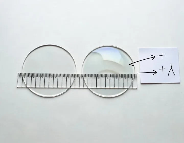 Single vision versus progressive lenses specification check